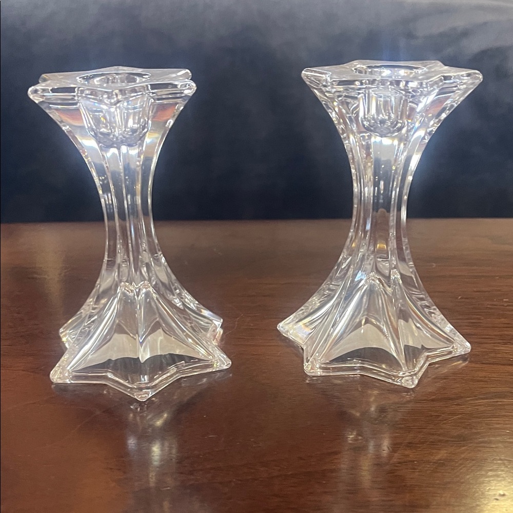 Mikasa Firestar Candleholder Pair